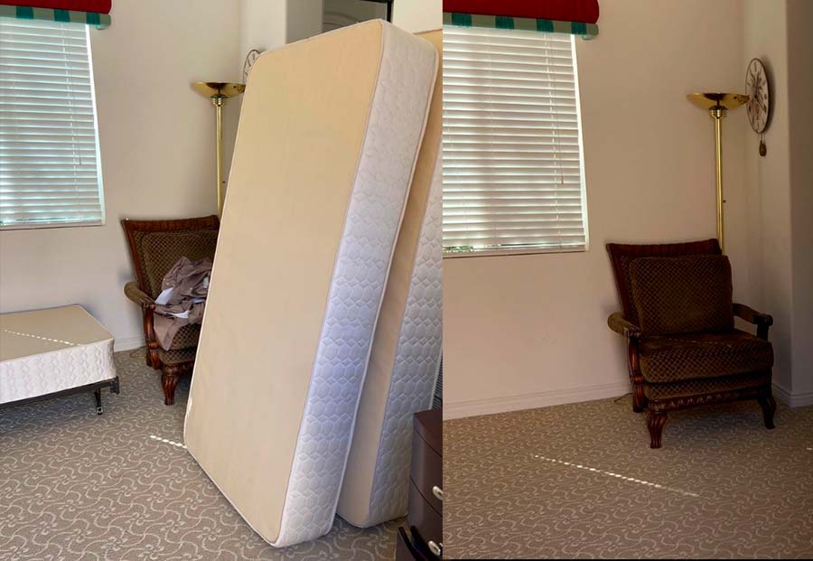 mattress removal and mattress disposal